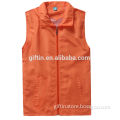 Breathable net lining Stand Up Collar Vest